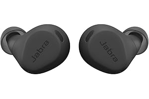 ‎JABRA Jabra Elite 8 Active bezprzewodowe słuchawki douszne Bluetooth z adaptacyjną hybrydową aktywną redukcją szumów i 6 wbudowanymi mikrofonami, odporne na wodę i pot - ciemnoszare