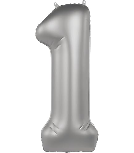 Stehender Folienballon Zahl 8 – Silber, 72 Cm, Kein Helium Nötig, Perfekt Für Geburtstag & Jubiläum
