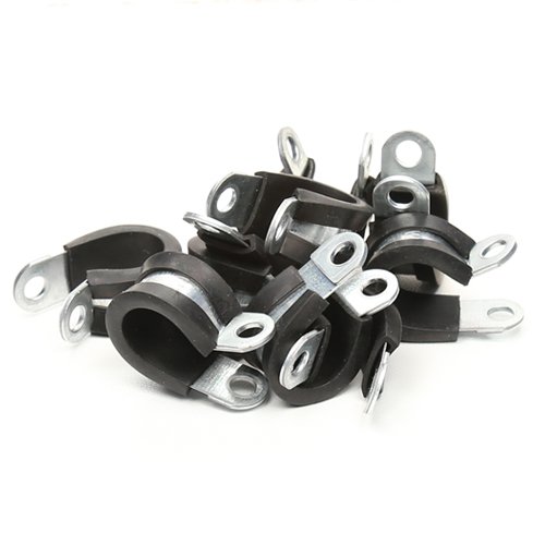 Preisvergleich Produktbild 10 Kabelschellen - Rohrschellen DIN 3016 D: 6 mm