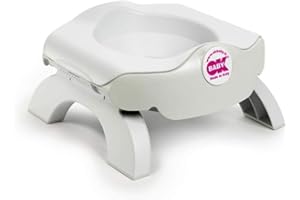 OkBaby Roady - en Balade sans Soucis avec le Pot Pliant et Multifonction - Blanc