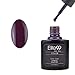 Elite99 Varnish Gel Nail Polish Soak Off UV LED Nail Art Manicure 7.3ml Dark Purple (90627)
