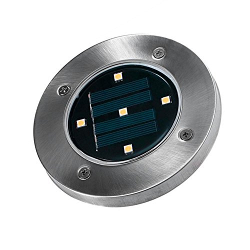 Preisvergleich Produktbild Solarbetriebene Bodenleuchten, Solarstrahler YooGer 4 LED im Freien, Garten-Landschaftsgarten-Landschaft-w... weiße Beleuchtung für Yard-Fahrstraßen-Rasen-Bahnwegweg-Di...