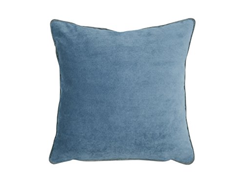 Doppelpack zum Sparpreis – 2-farbige Kissenhülle mit Keder der Serie Monte Carlo – erhältlich in 4 Farbkombinationen und 3 verschiedenen Größen, 50 x 50 cm, jeans - 3