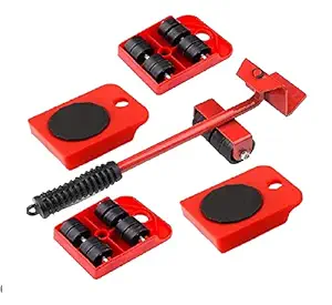 Elexiq Furniture Lifting Tool, Wheel Furniture Moving, Mover Tool Set, Moving Wheel, Hardware Items for Home Furniture, Furniture Lifter Mover Tool Set