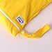 Waterproof Zipper Bag Washable Reusable Baby Cloth Diaper Bag (Yellow)