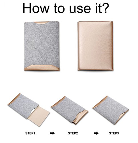 Super moderne Nachahmung Leder u  Filz Laptoptasche Tablette-Kasten-Mausunterlage-Aktenkoffer   Computer-Beutel   Laptop-Kasten   tragen Kasten zum 11