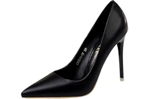 seiveini Femme Escarpins à Talons Aiguilles Bout Pointu Pompes à Talons Hauts Élégante Escarpins à Talons Hauts Sexy High Heels Chaussures de Soirée Cérémonie Mariage Fête