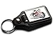 Price comparison product image HARLEY DAVIDSON FATBOY Motorbike Premium Koolart Leather and Chrome Keyring Choose a Colour! (Red)