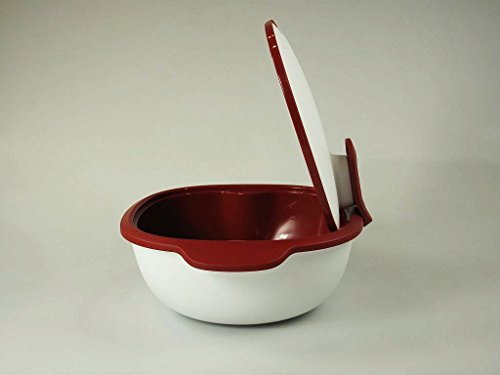 TUPPERWARE Thermo-Duo 2,25 L rot weiß Servieren Warmhalten Warmie Tups Iso-Duo 8773 - 2