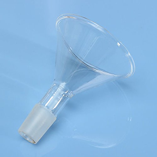 Preisvergleich Produktbild Calli 90mm 24 / 29 Transparente Glastrichter Lab Glaswaren Versorgung