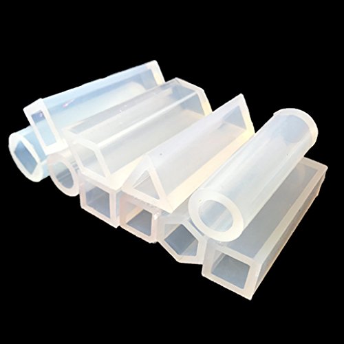 MagiDeal 1 Stück Silikon Anhänger Form Schmuck Silikonform Schmuckgießform Gießform für Schmuck Herstellung Handwerk – Klar4, 5x2cm - 7