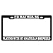 Price comparison product image I'd Rather Be Playing With My Anatolian Shepherd Black License Plate Frame Metal License Plate Covers Car Tag Frame 2 Hole Screws