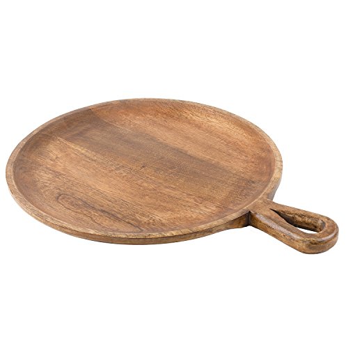 Swhf Pure Wood Extra Large Round Pizza And Cheese Platter