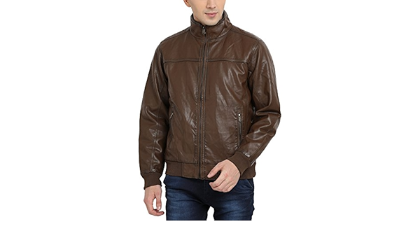 t base leather jacket