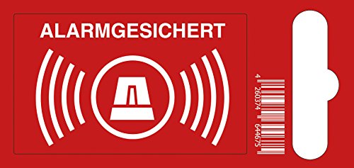 Preisvergleich Produktbild Pinter-Signum 72167V Alarmgesicherte Aufkleber