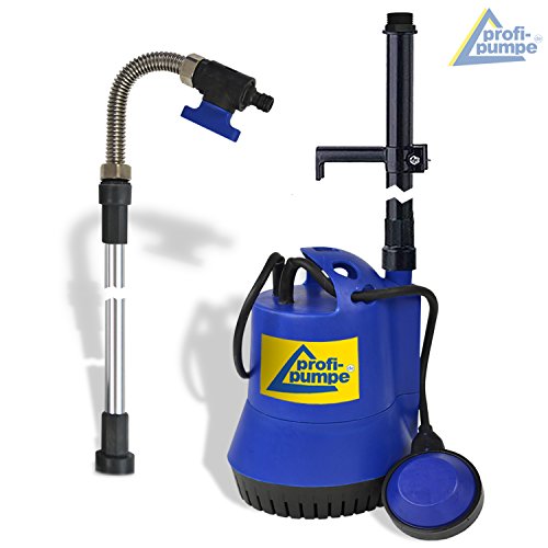 Tauchpumpe f. REGENTONNE REGENFASS Regenfasspumpe Klarwasserpumpe Regentonnenpumpe Regenwasserpumpe 350Watt max. Förderhöhe 12m max. 2.400l/h FASSPUMPE REGEN-STAR SUPER 350 Pumpe mit 10m Kabel, internem FILTERSIEB zum Pumpenschutz und Schwimmerschalter - 7