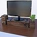 Produktbild Lussodor "Burrin Monitorständer Bildschirmständer für den Laptop aus Holz als Desktop Organizer Tischorganizer mit Zusätzlicher Stauraum (Burrin Monitorständer)