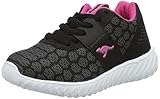  KangaROOS Mädchen Kaboo 6000 Sneaker, Schwarz (Black/Magenta), 36 EU