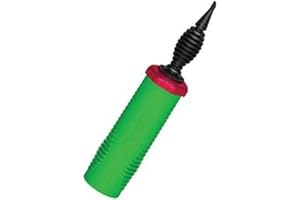 Qualatex Hand Held Air Inflator - Double Action Balloon Pump - Lime Green