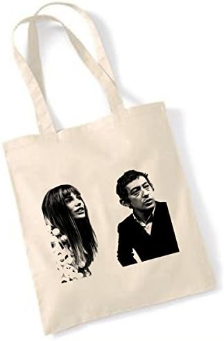 Serge Gainsbourg and Jane Birkin Tote Bag
