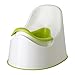 CHILDRENS POTTY - BRAND NEW GREEN-WHITE/GREEN (IKEA)