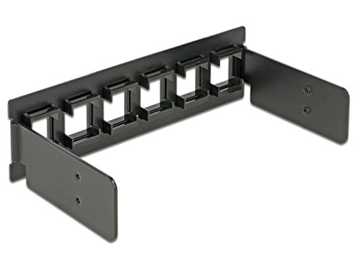 Delock 86273 Keystone Halterung für PC (13,3 cm (5,3 Zoll), 6 Port) - 2