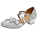 Produktbild JiaMeng Kleinkind Baby Kinder Mädchen Latin Tango Tanzschuhe Tanzschuhe, Übungsschuhe, Prinzessin Schuhe, kleine Schuhe, einzelne Schuhe