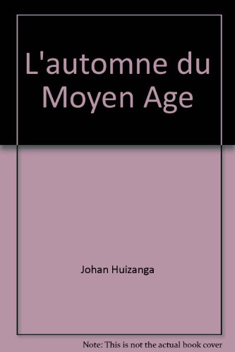 Download L'automne du Moyen Age Download L'automne du Moyen Age