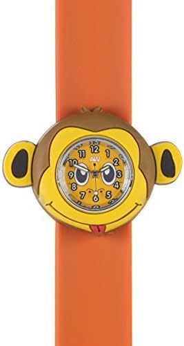 kids Watch-3D animals-Multi colour-Easy to read clock-Fashion watches-Time teaching-Children Boys Girls-Splash resistant-Easy snap-on wrist watches-Perfect birthday gifts Christmas gift ( Monkey Watch)