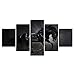 Produktbild Mddrr Hd Gedruckt Leinwand Home Wandkunst Dekorative Rahmen Bilder 5 Stücke Tier Lion Gemälde Für Wohnzimmer Tier Poster Poster