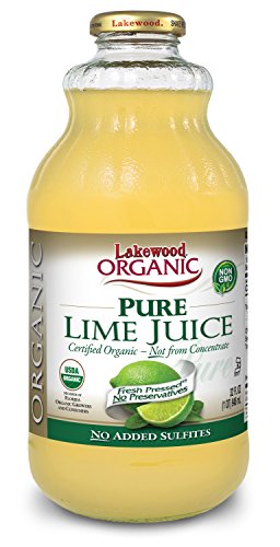 Preisvergleich Produktbild Lakewood Organic Juice, Pure Lime, 32 Ounce (Pack of 6)