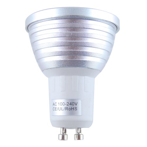 THG 4x GU10 3W RGB 16 Bunt LED Spot Birne Farbwechsel Lampe Licht mit IR Fernbedienung - 6