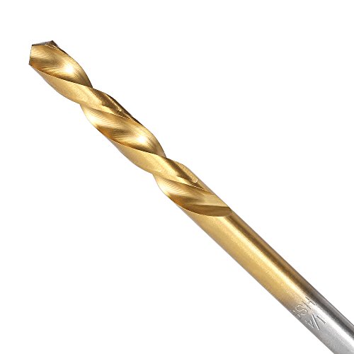 KKmoon 10.tlg Cobalt Linke Hand Bohrer/ Gebrochene Bolt Beschädigte Schraube Extractor Set, Verschiedene Größen mit Metallgehäuse - 9