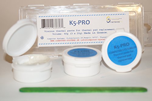 K5 PRO viskose Wärmeleitpaste für Thermal-Pad Ersatz 60g 3X20g Pack (Apple iMac, Sony PS4 & PS3, XBOX, Acer Aspire usw.) - 2