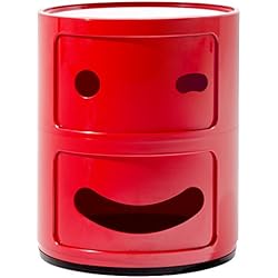Kartell - Meuble de Rangement pour Enfants Componibili Smile (Smile 1), 42 x 32 x 32 cm