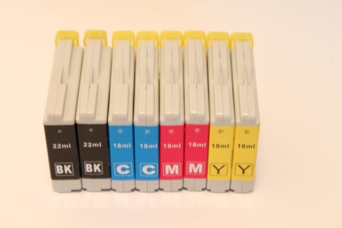 8x Brother DCP 357C Kompatible Druckerpatronen - Cyan / Magenta / Gelb / Schwarz