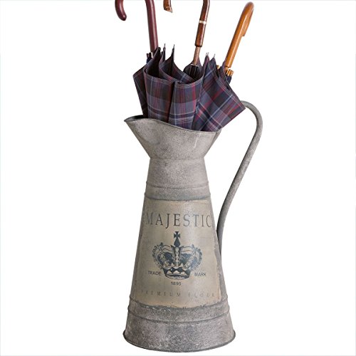 Umbrella Stand Decorative Jug Design Grey