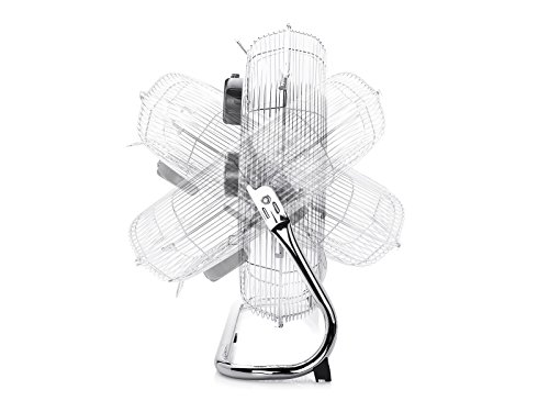 Tristar VE-5935 - Ventilador de suelo con circulador de aire, Metálico, Plata, 45 cm