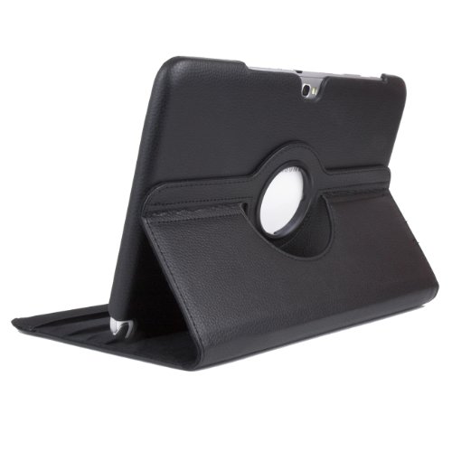 360    Note 10 1 Design Standtasche Samsung Galaxy N8000 N8010 N8020 H  lle Schutz Etui Tasche Case Cover  Schwarz 