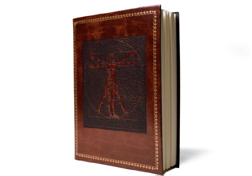 Storia Notizbuch handgefertigt Leonardo Haselnussbraun Small, blanko Seiten (17cm x 13cm x 2cm) - 2