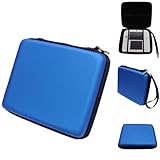 TECHGEAR® Nintendo 2DS Hard Protective Carry &amp; Storage Case Cover - For 2DS + Games + Accessories [BLUE] (Video Game)