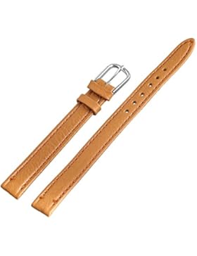 Leder Uhrenarmband Uhrenband Uhrband Ersatzband Armband beige 813275750108 Stegbreite 8mm