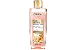 L'Oreal Paris Age Perfect Smoothing and Anti Fatigue Vitamin C Refreshing Toner, Black, 200 ml (Pack of 1)