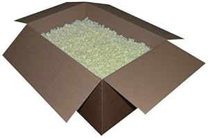 EUROPA INDUSTRIES 4.5 Cubic Foot (Cu Ft) Bio-Degradable Loose Fill Packing Peanuts Polystyrene Chips