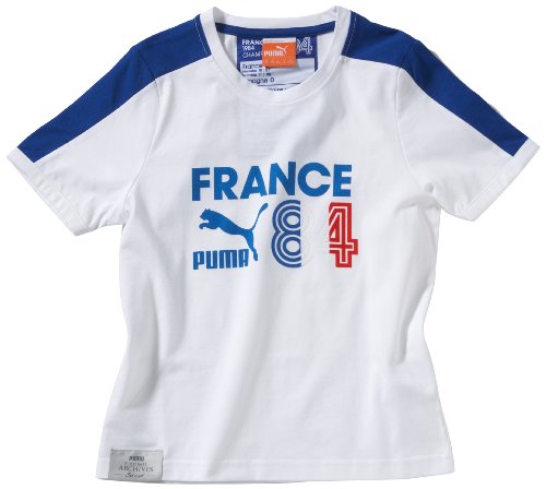 PUMA Kinder T-Shirt Football Archives T7 Ringer, white-france, 140, 740805 11