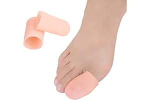 PEDIMEND™ 3 Pairs Big Toe Tubular Dressing Bandage Caps Guard | Nail Off Protectors | Joint Pain Relief | Ingrown Toenail Tubes Sleeves | Callus Cushion Blisters | Bunion Corrector (Pink)