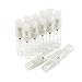 CHIC*MALL 12PCS Mini 5ml Glass Refillable Perfume Empty Bottle Atomizer Pump Spray