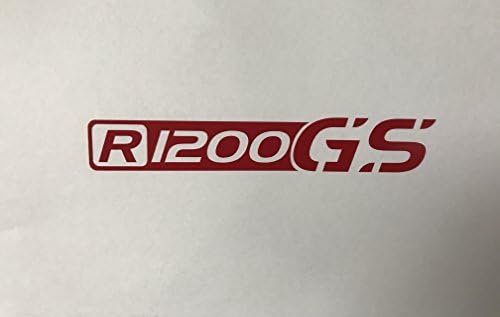 RED REFLECTIVE BMW R1200GS HELMET STICKERS