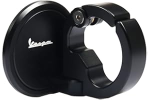 Heigoal Motorrad-Aufbewahrungshaken, Roller-Helmhaken, Häkelschlösser für Piaggio Vespa GTS 300 (Schwarz)