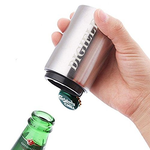 Kapselheber Push und Pull, Flaschenöffner , Magnetischer Bierflaschenöffner -Kronkorken einfach öffnen mit Push Up & Pull, Ideal für für die Bar, Senioren oder Partygeschenk - 5